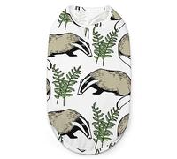 Lovely Badger Doghirtsummer Camisetas para Mascotas, Camiseta sin Mangas sin Mangas, Ropa para Mascotas, Ropa Formal para Cachorros y Gatos pequeños