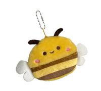 Lovely Bees - Monedero de felpa con colgante de animales, bolsa de dinero, bolsa de almacenamiento para auriculares, cartera decorativa