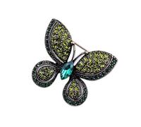 Lovely Blue/Green Austrian & Animal Brooches Pins for Women Girl Jewelry Scarf Brooches