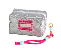 Lovely Bows Bolsa de cosméticos Maquillaje de de PU Gran Capacidad Almacenamiento de lápiz Labial Artículos de tocador Estuche para lápices Artículos de tocador Maquillaje de Viaje de Gran