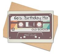 Lovely Cards - Tarjeta de 60 cumpleaños para mujer - bonita tarjeta retro de cumpleaños - tarjeta de cumpleaños 60 para mamá - tarjeta de cumpleaños especial para amiga - A6 (60 años)
