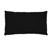 Lovely Casa Alicia T24820015 - Funda de Almohada (Medidas: 50 x 70 cm, algodón), Color Negro