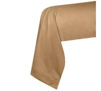 Lovely CASA - Funda de Almohada - Talla 45 x 185 cm - 100% algodón con certificación Oeko-Tex Color Curry - Modelo Eden - Ropa de Cama para el hogar - Suave y cómoda - Unisex -