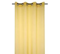 Lovely Casa Monna R61697001VL - Visillo de poliéster, 135 x 260 cm, 100% poliéster, amarillo, 135x260x cm