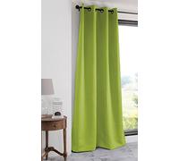 Lovely Casa r41840010 Notte Cortina Opaca (poliéster, 180 x 135 cm), Color Verde