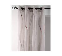 Lovely Casa r61242002vl Essaouira Cortina de algodón (135 x 240 cm, Lino