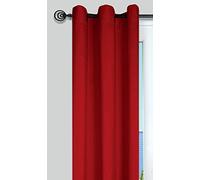 LOVELY CASA r64689405 Nelson Polar Cortina poliéster 135 x 250 cm, Color Rojo