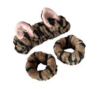 Lovely Cat Ear Hairband and Wrist Wash Band Set para mujeres y niñas, lavado facial y maquillaje, accesorios de cuidado de pelo de felpa