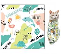 LOVELY CAVES Manta autoadhesiva para gatos (delfín)