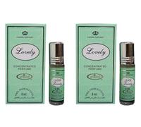 Lovely Concentrated Perfume Oil 6ml Roll-On (Pack of 2) | Long Lasting Alcohol-Free Attar for Men & Women