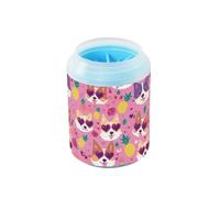 Lovely Cute Dogs - Kit de limpieza portátil para patas de mascotas, cerdas de silicona suave, para perros y gatos pequeños y medianos