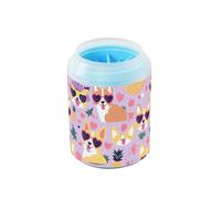 Lovely Cute Dogs - Taza reutilizable con cepillo de silicona suave, esencial para todos los dueños de mascotas, gatos y perros