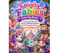 Lovely Fables Coloring Book: A Dreamy and Whimsical Journey into Magical Worlds and Cute Fantasy Creatures: Enchanting Coloring Pages Filled with ... Adventures for Relaxation and Creativity