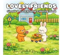 Lovely Friends: Simple & Cute Animal Coloring Book