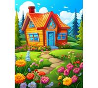 Lovely Gardens - 500 pages talking about gardens houses and flowers coloring book for kids and adults.: A colorful path to peace, joy, and inspiration.