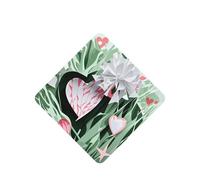 Lovely Hearts Printing - Ambientador para coche, 10 unidades, hojas colgantes perfumadas con cuerda para el hogar
