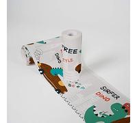 Cenefas Adhesivas Para Los Niños Lovely Kids Cool Dino 5.00 m x 0.155 m Verde Marrón Gris Fabricado en Alemania de A.S. Création 403745