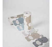 Lovely Kids Cenefas Adhesivas Para Los Niños Cute Bears 5.00 m x 0.155 m Azul Marrón Blanco Fabricado en Alemania de A.S. Création 403738