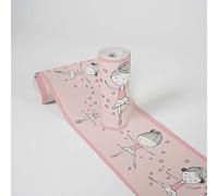 Lovely Kids Cenefas Adhesivas Para Los Niños Dancing Ballerina 5.00 m x 0.155 m Rosa Fabricado en Alemania de A.S. Création 403722