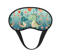 Lovely Little Dinosaur - Antifaz para dormir con estampado de bebé, cómoda cubierta para los ojos, ajustable, perfecta para viajes, meditación y camping
