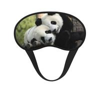 Lovely Pandas - Antifaz de poliéster para dormir, bloqueo de luz, máscara para dormir de noche, cegador de ojos