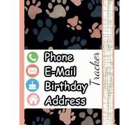 Lovely Paws Address Book - The Purr-fect Way to Stay Connected! Birthday Tracker, Journal, Doodle and Notes.