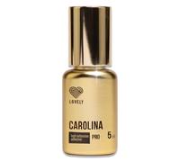 LOVELY Pegamento para pestañas Carolina - rápido pegamento tiempo de secado 0,5 segundos hasta 8 semanas de duración, hipoalergénico, adhesivo para pestañas para extensiones de pestañas, adecuado para