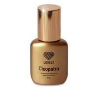 LOVELY Pegamento para pestañas CLEOPATRA - pegamento muy rápido, tiempo de secado: INMEDIATO, adherencia durante 8 semanas - pegamento para pestañas adecuado para estudios y uso externo - 10ml Negro