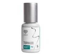 LOVELY - Pegamento para pestañas Tornado, 5 ml, color negro, ultrarrápido, secado instantáneo - 8 semanas de fuerza de adhesión, muy resistente