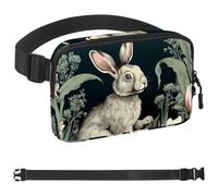 Lovely Rabbits-111 - Riñonera de estilo unisex: riñoneras de moda, bolsas cruzadas deportivas delgadas a la moda para correr, senderismo, senderismo, mujer, hombre, multicolor, 4 x 23 x 15 cm,