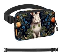 Lovely Rabbits-159 - Riñonera de estilo unisex: riñoneras de moda, bolsas cruzadas deportivas delgadas a la moda para correr, senderismo, senderismo, mujer, hombre, multicolor, 4 x 23 x 15 cm,
