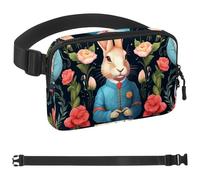 Lovely Rabbits-165 - Riñonera de estilo unisex: riñoneras de moda, bolsas cruzadas deportivas delgadas a la moda para correr, senderismo, senderismo, mujer, hombre, multicolor, 4 x 23 x 15 cm,