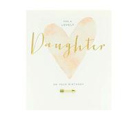 Lovely tarjeta de cumpleaños para hija, diseño de flecha