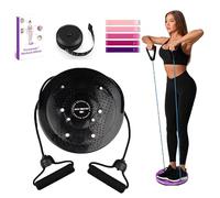 Lovely Waist Sculptor Twist, Loovely - Máquina escultora de cintura, escultor de cintura de 10 pulgadas con bandas de brazo y asas, disco de torsión de cintura para piernas, glúteos, ejercicio de