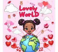 Lovely World: A simple and cute coloring book for black girls