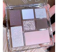 Lovelycat Bandeja de sombra de ojos, paleta de maquillaje de sombra de ojos, mate Shimmer 9 colores, textura cremosa sombra de ojos, color de alto color, impermeabilidad duradera (24#)