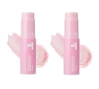 Lovelycat Pink Collagen Volume Multi Balm Sticks, Face Moisturizer with Peptides, Firming Plumping Skin Care, Wrinkle & Hydrating Stick for Face Lips Eyes Neck ,2PCS