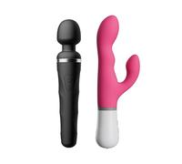 LOVENSE Domi 2 Masajeador Varita Vibrador Juguetes Sexuales para Adultos y Juegos + LOVENSE Nora Rabbit Vibrador de Clítoris y Punto G para Juego en Pareja