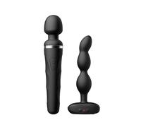 LOVENSE Domi 2 Masajeador Varita Vibrador + LOVENSE Ridge Vibrador de Cuentas Anales Juguete Sexual para Juegos de Pareja