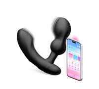 LOVENSE Edge 2 Estimulador de Próstata Hombre Plug Anales,con Vibración App | Vibrador Anal Masajeador Prostata con Mando a Distancia, Recargable Silicona Juguetes Eróticos para Hombre Sexuales