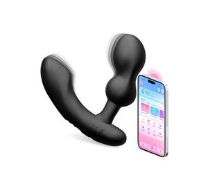 LOVENSE Edge 2 Estimulador de Próstata Hombre Plug Anales,con Vibración App | Vibrador Anal Masajeador Prostata con Mando a Distancia, Recargable Silicona Juguetes Eróticos para Hombre Sexuales