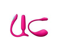 LOVENSE Lush 2 G Punto Vibrador para Parejas Juguetes Sexuales y Juegos + LOVENSE Lush Anal Vibrating Butt Plug Juguetes Sexuales con Luz LED, Amigable para Principiantes