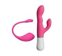 LOVENSE Lush 2 Vibrador Huevo de Punto G para Mujeres + LOVENSE Nora Rabbit Vibrador de Clítoris y Punto G para Mujeres y Juego en Pareja