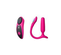 LOVENSE Lush Anal Vibrador con Luz LED, Amigable para Principiantes + LOVENSE Ferri Vibrador de Panty Magnético Portátil para Mujeres y Parejas