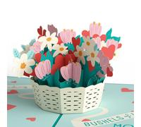 Lovepop Puses la gran tarjeta emergente del Da de la Madre del Da de la Madre en la abuela 5 x 7 Regalo del Da de la Madre para la abuela Canasta