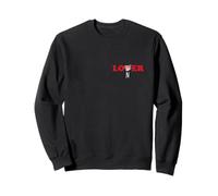 Lover Loner Broken Heart Graphic - Dark Humor Relationship Sudadera