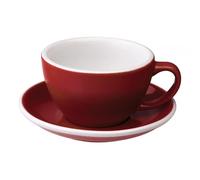 Loveramics Egg - Cafe Latte 300 ml Cup and Saucer - Red