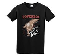 Loverboy Get Lucky Tour Body Sculpting Street Printing City Party T-Shirt Black M