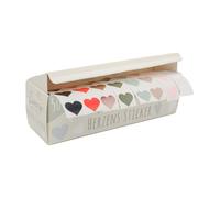 Loveria Juego de pegatinas de corazones, 500 pegatinas en 8 colores, 72 pegatinas por color, ideal para bodas, regalos, manualidades, cartas, postales, San Valentín, 1,5 cm