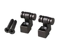 Lovermusic 1 par de árboles de cuerda de metal negro níquel para guitarra